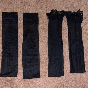 Sheer Lingerie Knee High Stockings